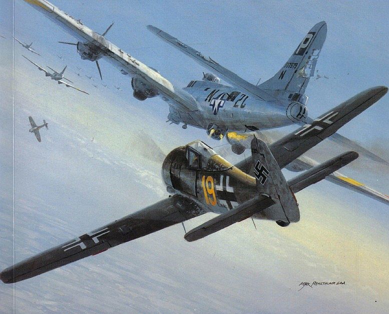 Uno de los mayores enemigos del B-17, el caza alemÃ¡n Focke-Wulf