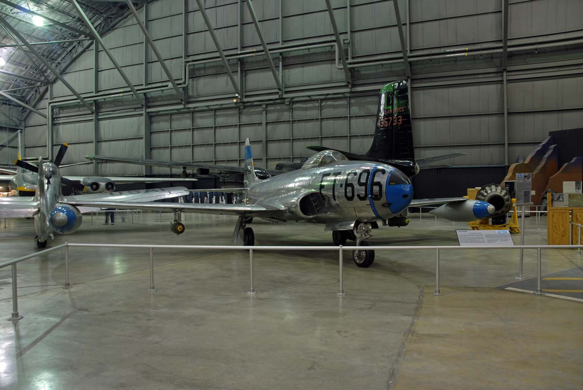 Lockheed P-80C con número de Serie 49-0696 conservado en el National Museum of the United States Air Force en Dayton, Ohio