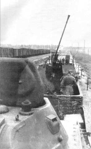 Tren Blindado Por Stalin, alineados en una batalla con tanques alemanes, frente occidental, 11 de octubre del 41, área Gjatsk