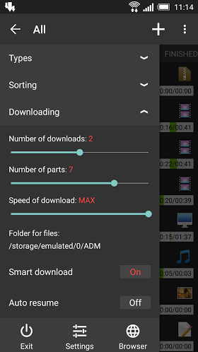 Advanced Download Manager (ADM) Pro 5.1.2 Build 51242 APK
