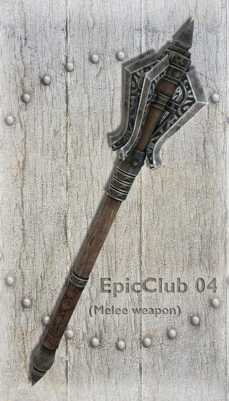 WarTech Epic Club 04 Melee Weapon