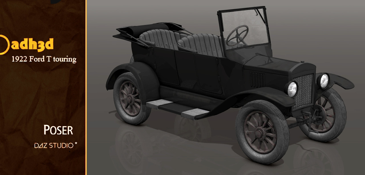 1922 Ford T touring by adh3d - SKU: 114446