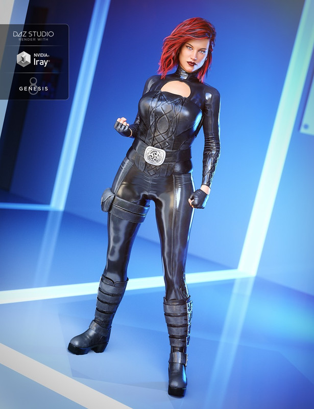 Lethal Rogue Outfit for Genesis 8 Female(s)