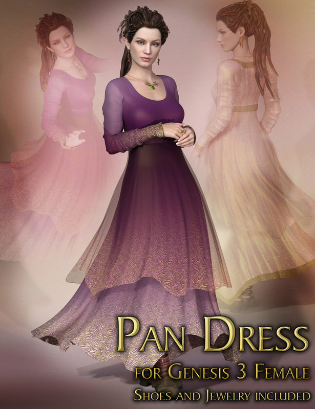 Pan Dress for Genesis 3 Female