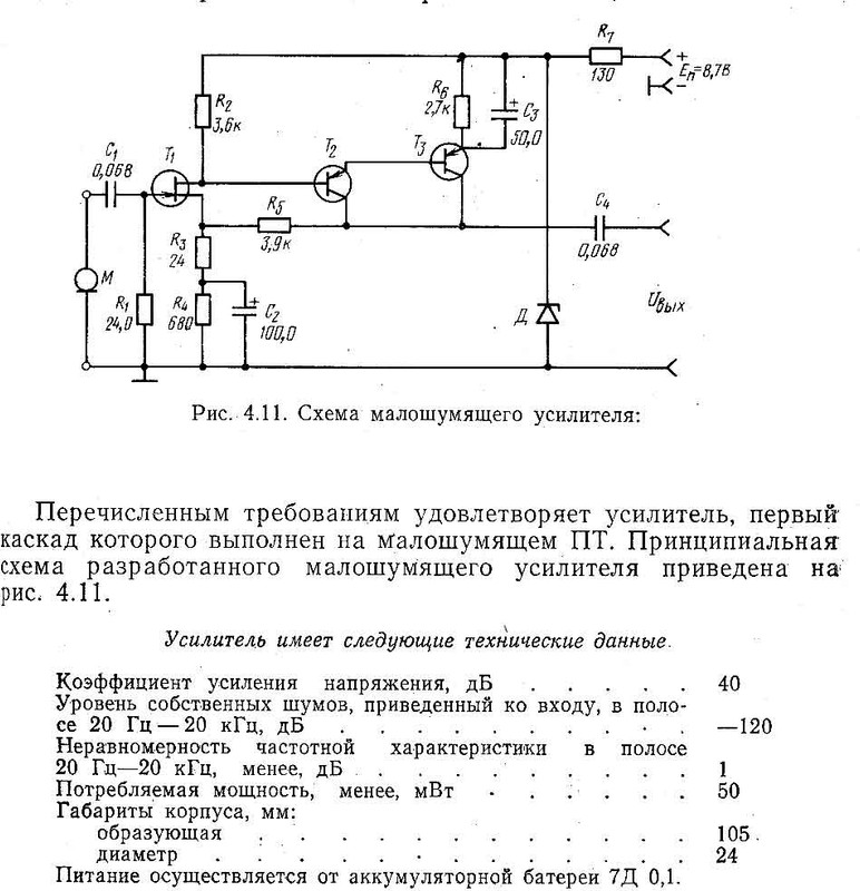 Схема предварительного усилителя для электрогитары